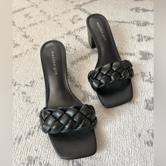 Madden Girl Gracy Women's Heeled Sandals - Black - Picture 2 of 6